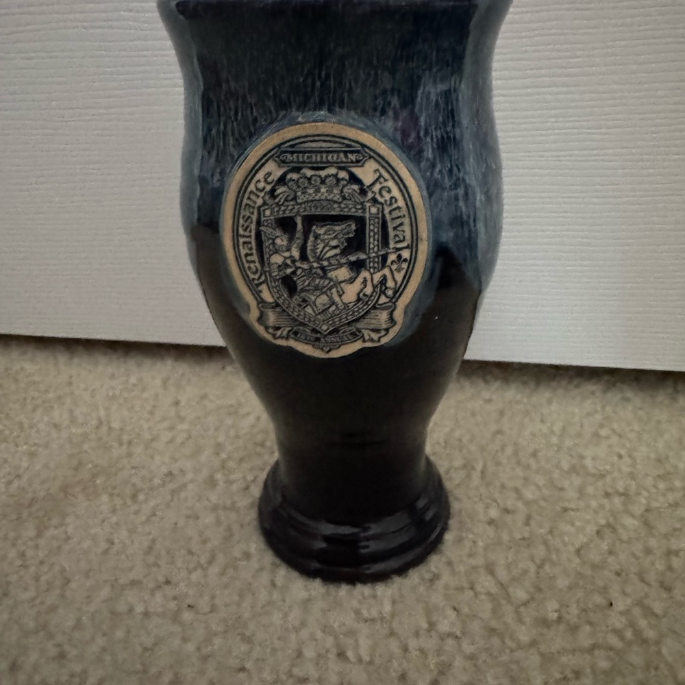 Michigan Renaissance Festival Pottery Beer Cup 1995